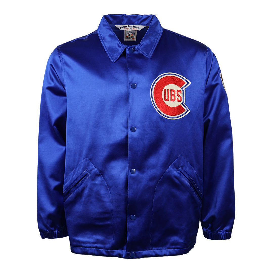 Chicago Cubs Starter Vintage Varsity Satin Full-Snap Jacket