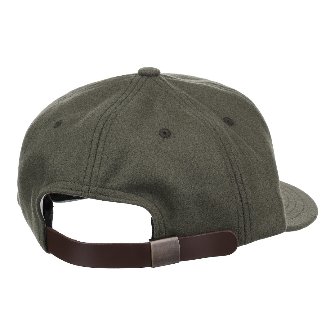 Olive Wool Vintage Ballcap