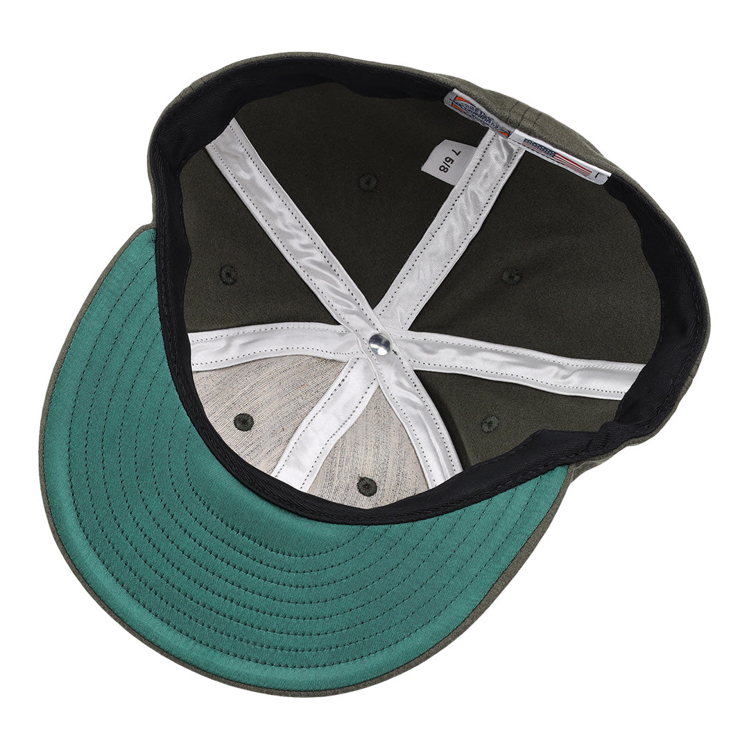 Olive Wool Vintage Ballcap