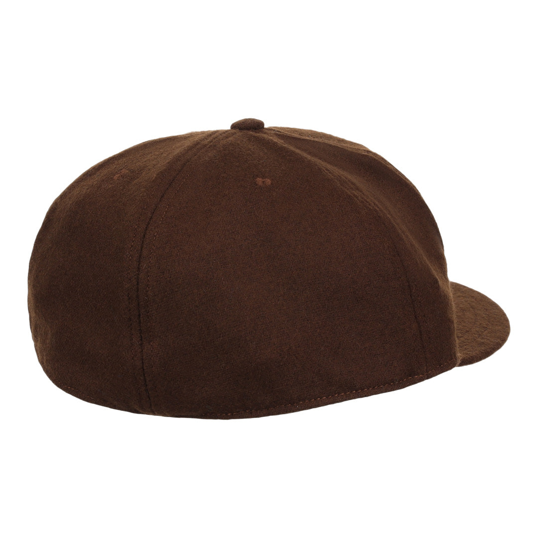 Brown Wool Vintage Ballcap