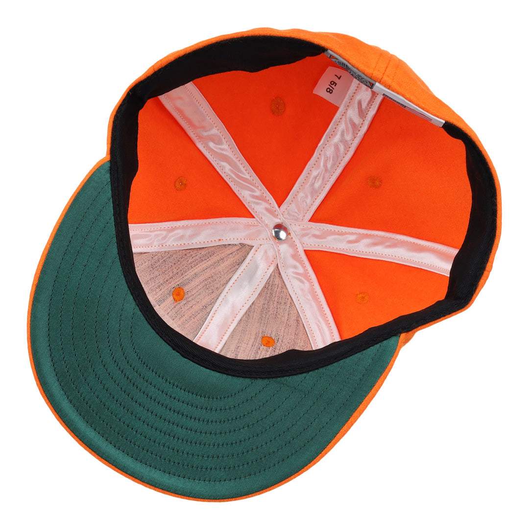 Orange Wool Vintage Ballcap