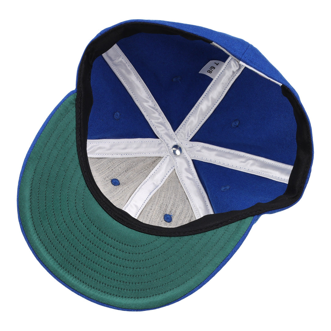 Royal Blue Wool Vintage Ballcap