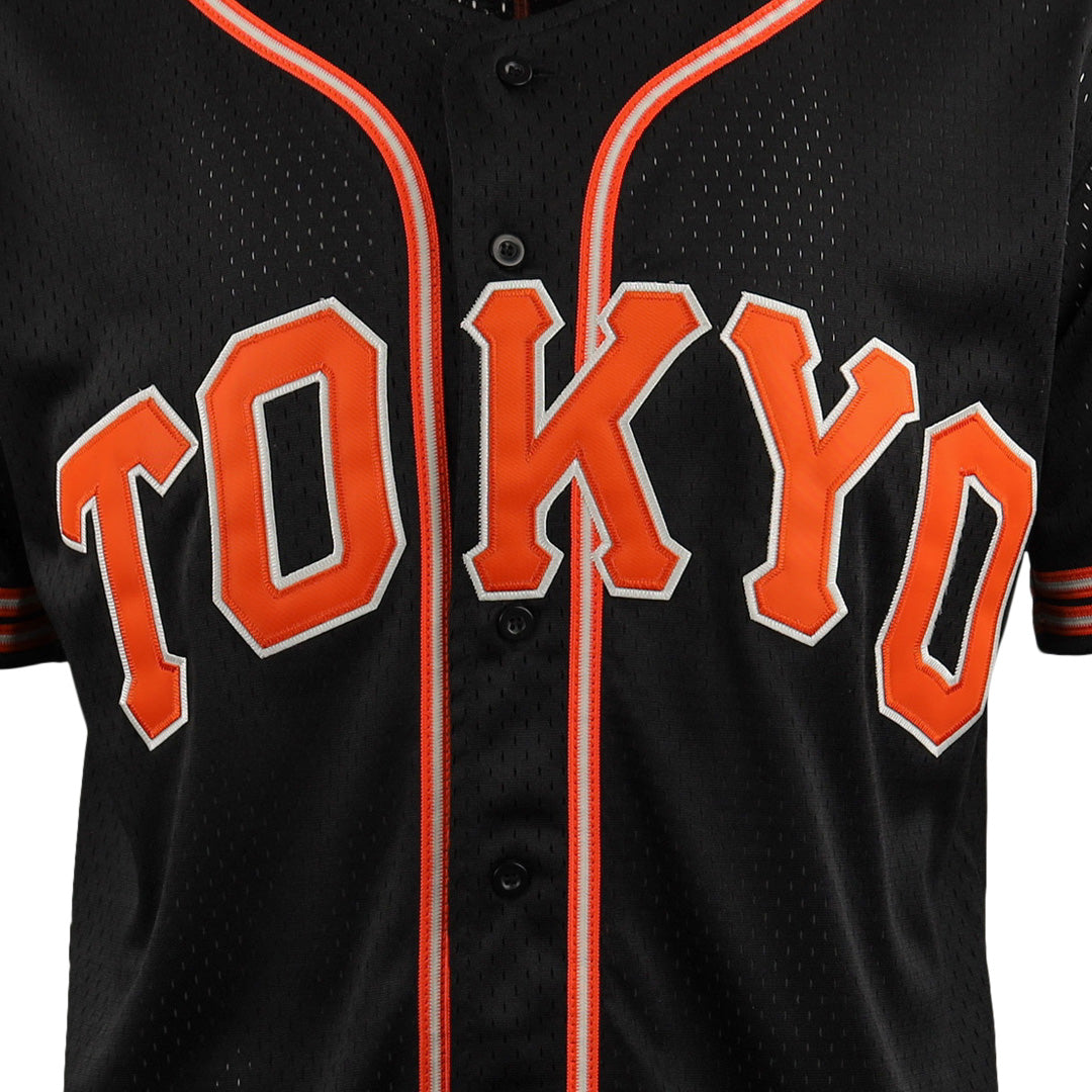 Tokyo Giants EFF DNA Replica Button-Up Mesh Jersey