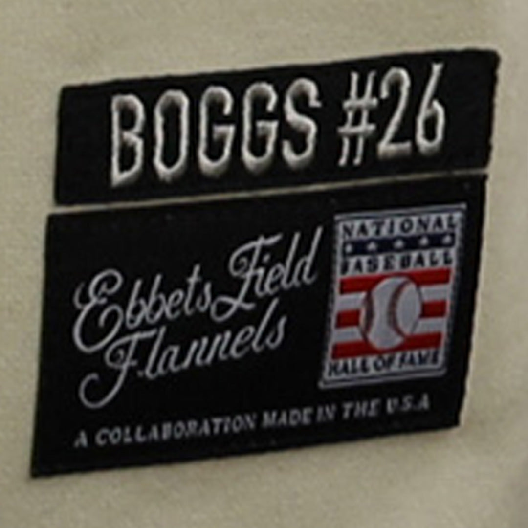 Wade Boggs Hall of Fame Jersey