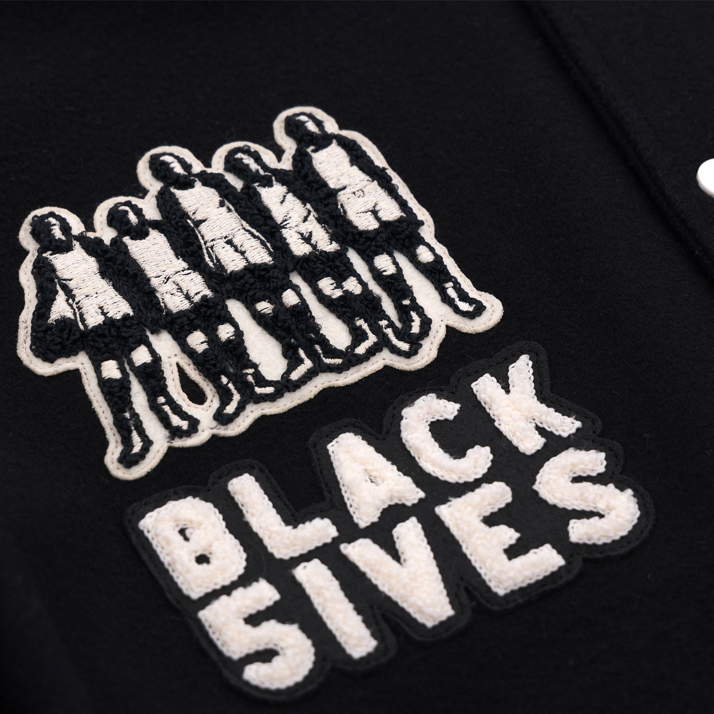 Black Fives Varsity Jacket