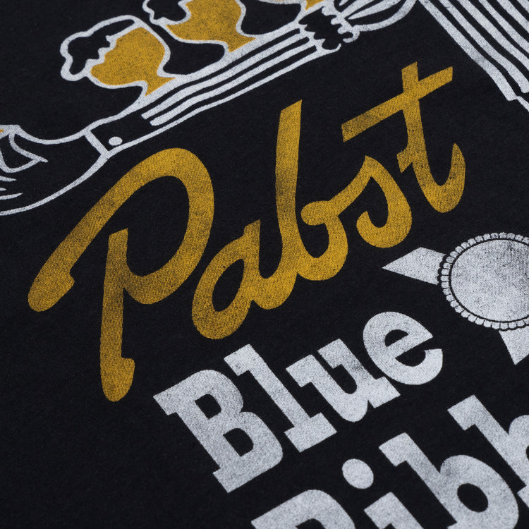 PBR EFF Vintage Beer T-Shirt - Black