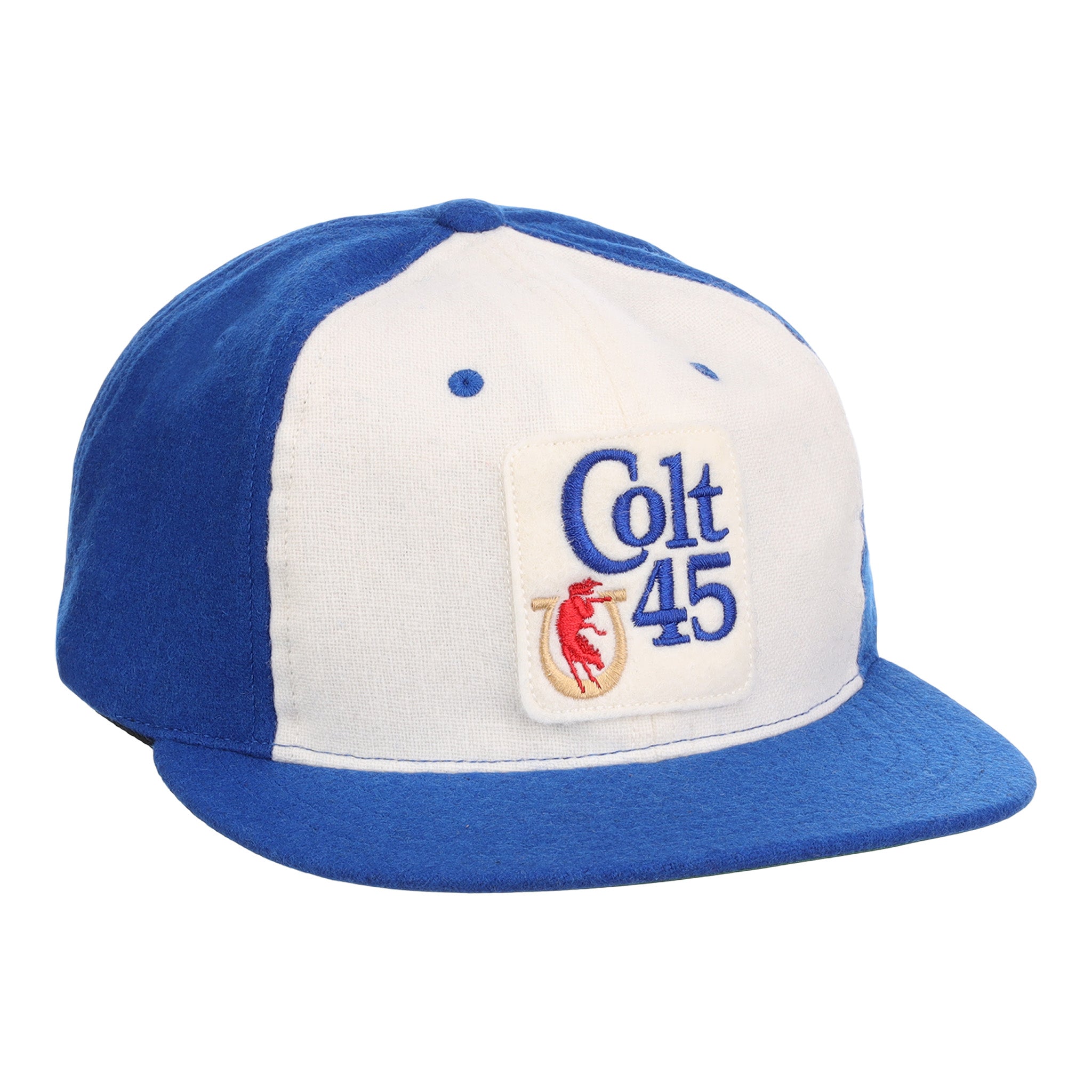 Colt 45 Eff Vintage Beer Wool Ballcap Size Adj Ebbets Field Flannels