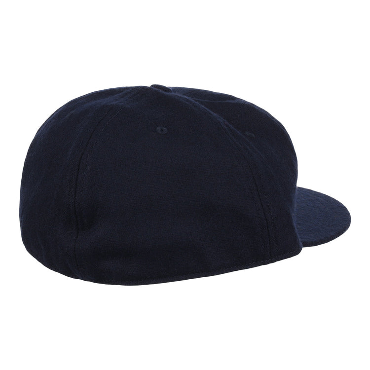 The EFF University of Nevada Wolf Pack Collegiate Wool Ballcap, in plain dark navy, is shown from the back and side to display the crown and brim against a white background.