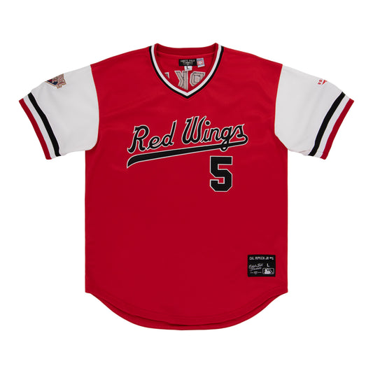 Rochester Red Wings EFF MiLB Vintage V-Neck Baseball Jersey