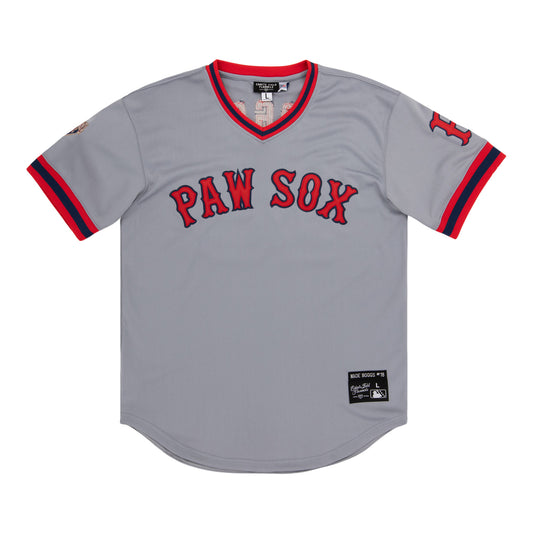 Pawtucket Red Sox EFF MiLB Vintage V-Neck Baseball Jersey