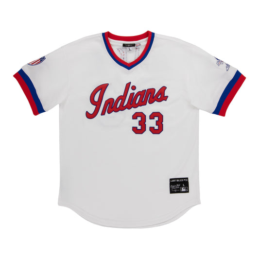 Indianapolis Indians EFF MiLB Vintage V-Neck Baseball Jersey - Larry Walker