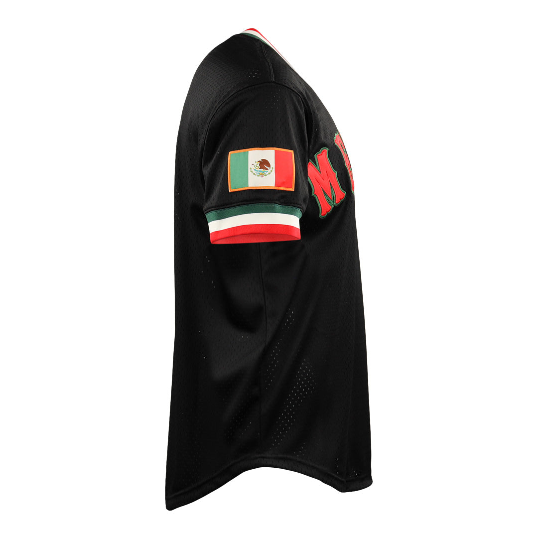 Mexico Diablos EFF DNA Replica V-Neck Mesh Jersey