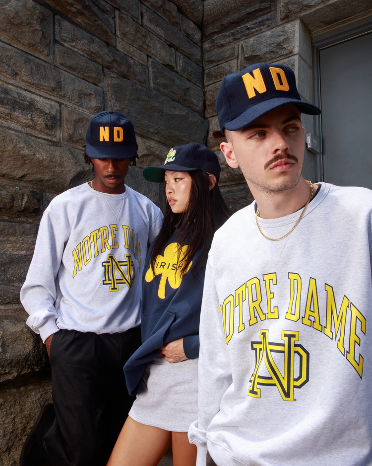 University of Notre Dame Heavyweight Cotton Terry Crewneck