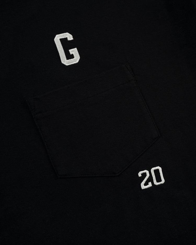 Homestead Grays Embroidered 'G' Long Sleeve Pocket Tee