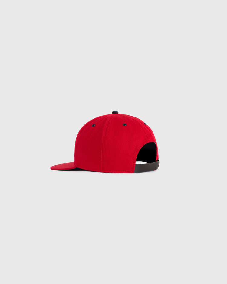 The EFF Kansas City Katz Cotton Twill Ballcap is shown from the back with a curved brim and an adjustable black strap, set against a plain light gray background to highlight this vintage-inspired hat.