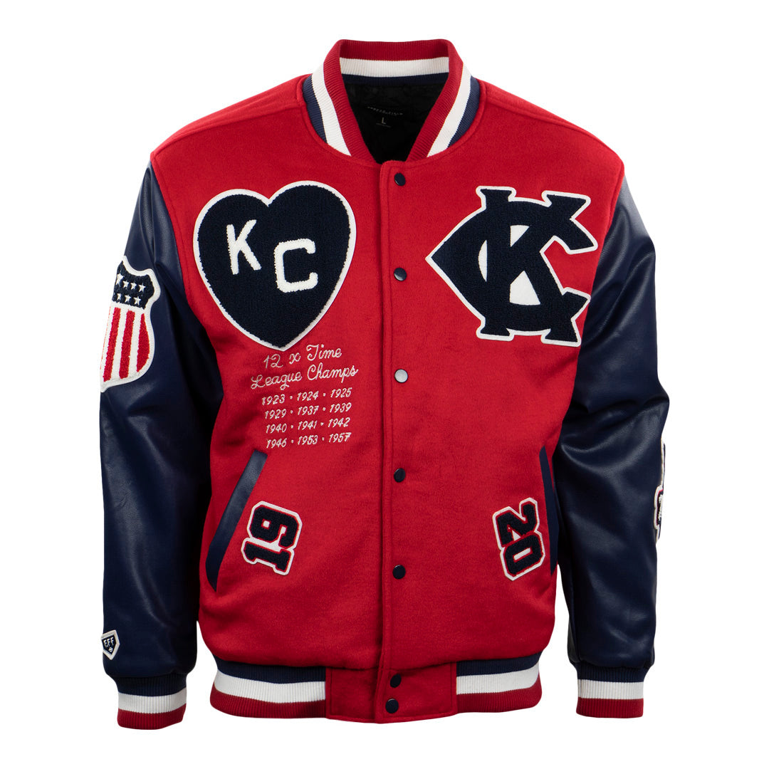 Kansas City Monarchs Vintage Inspired Varsity Jacket – Ebbets Field Flannels