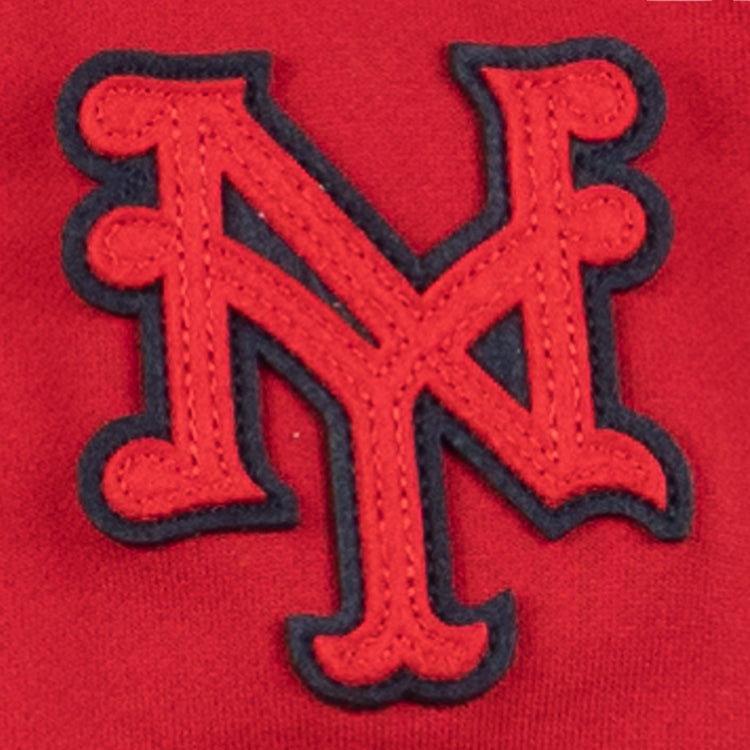 The EFF New York Cubans French Terry Script Hooded Sweatshirt pays tribute to the Negro National League and legends like Martin Dihigo with its bold red and black design.