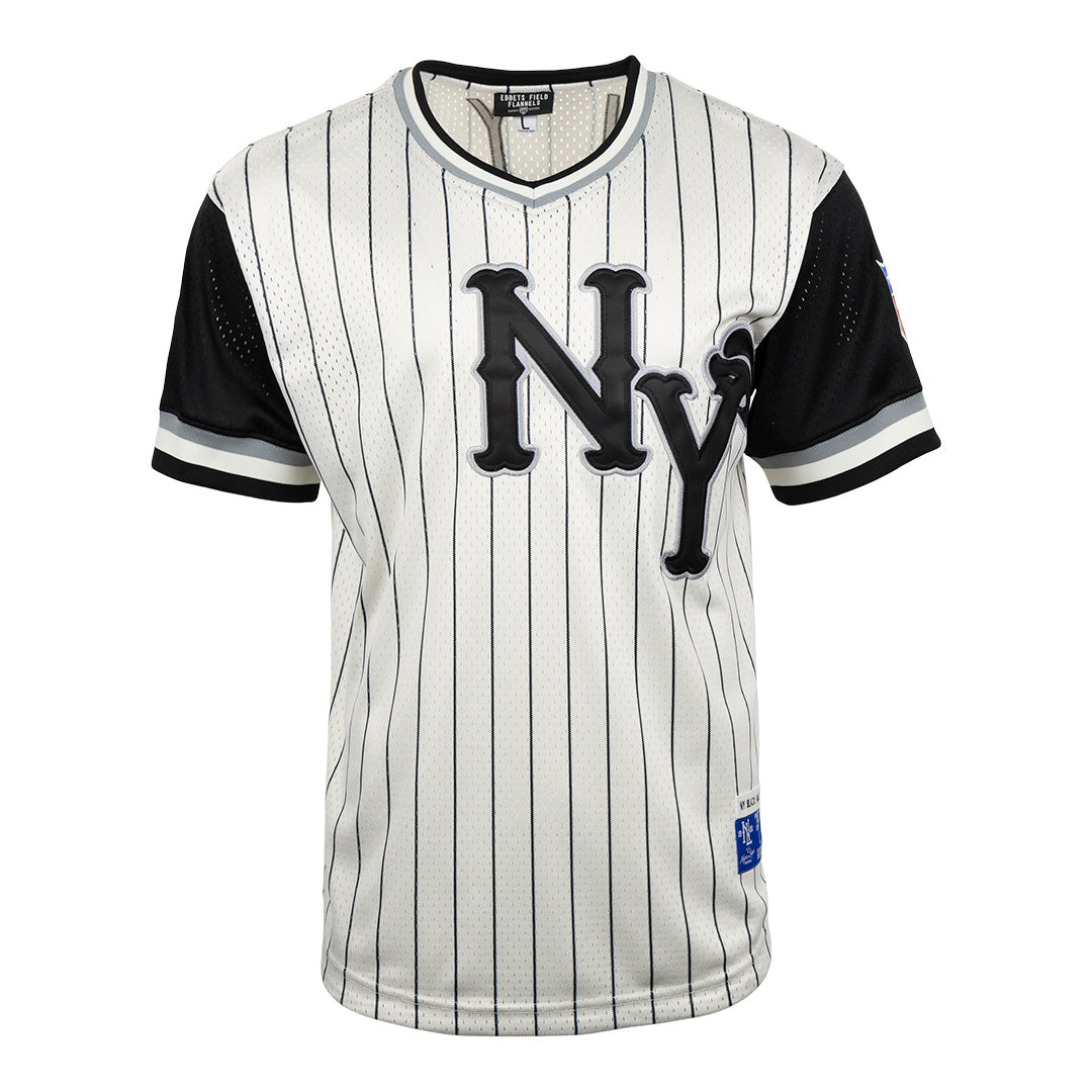 New York Black Yankees Vintage Inspired NL Replica V-Neck Mesh Jersey –  Ebbets Field Flannels
