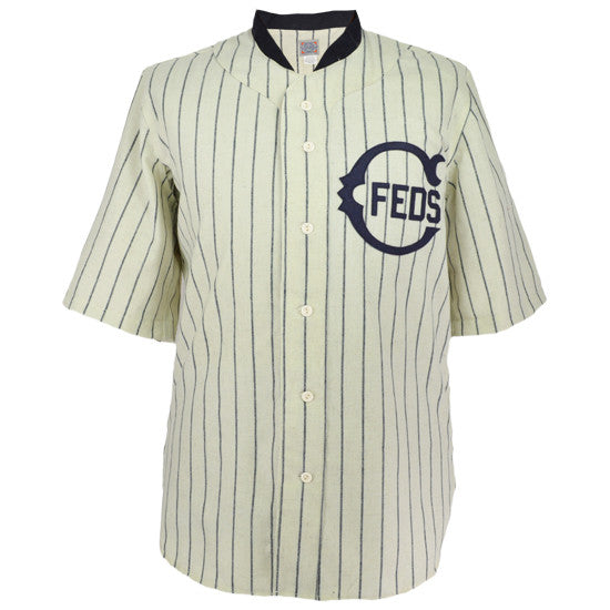 Ebbets Field Flannels Chicago Whales 1914 Home Jersey