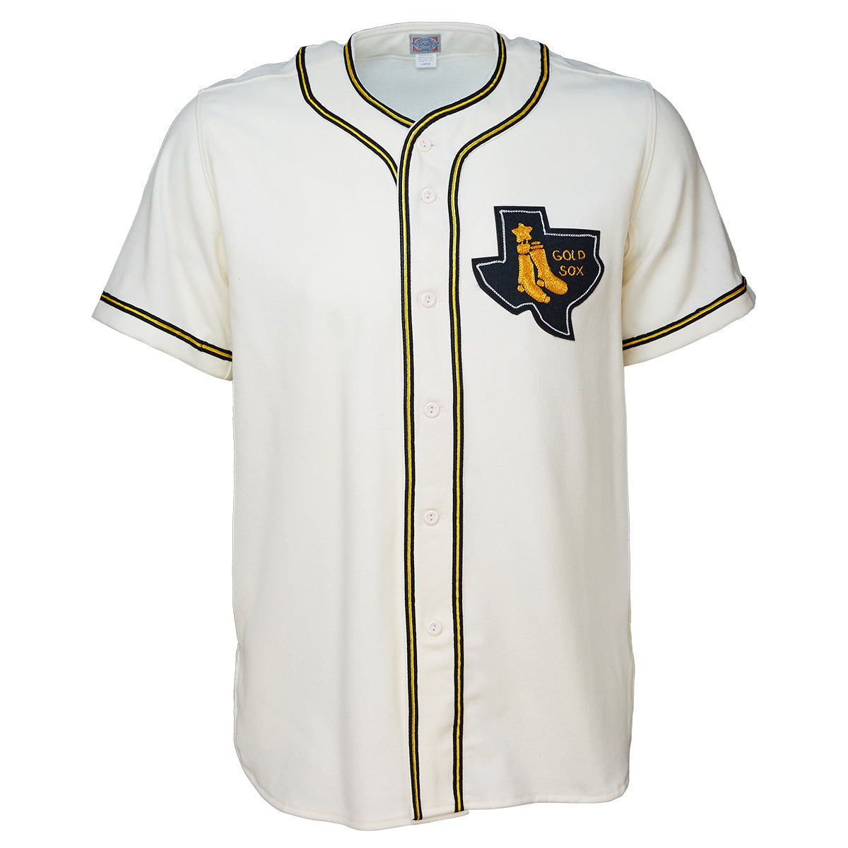 Ebbets Field Flannels Amarillo Gold Sox 1961 Home Jersey