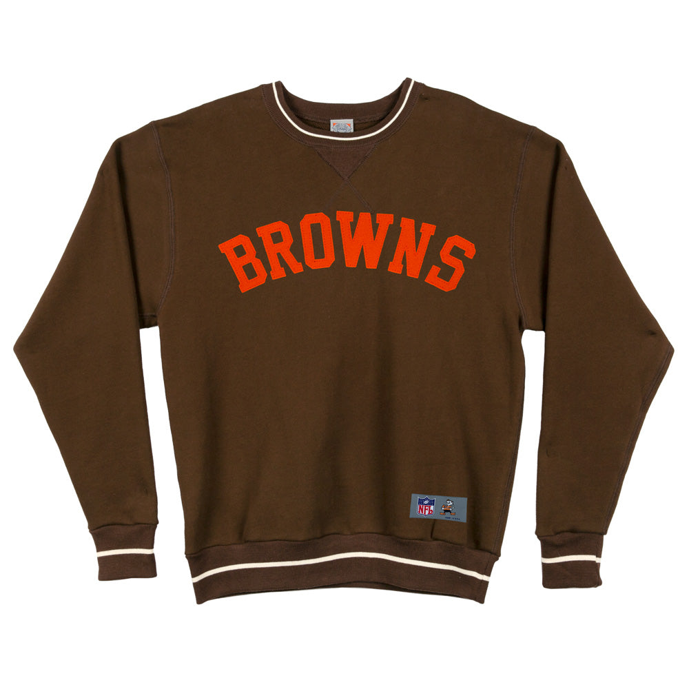 Cleveland Browns Vintage Crewneck Sweatshirt – Ebbets Field Flannels