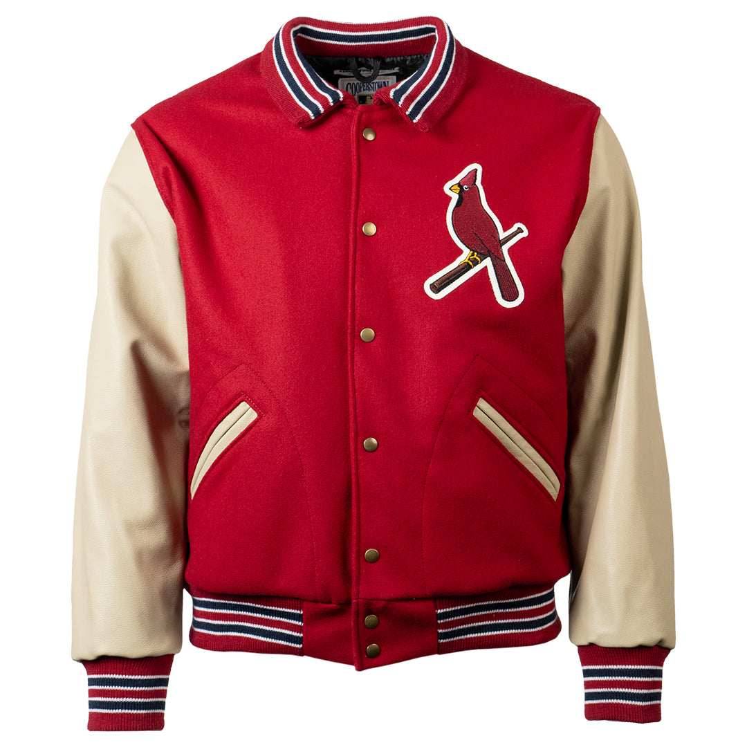 Blue Red Louisville Cardinals Leather Jacket - Maker of Jacket