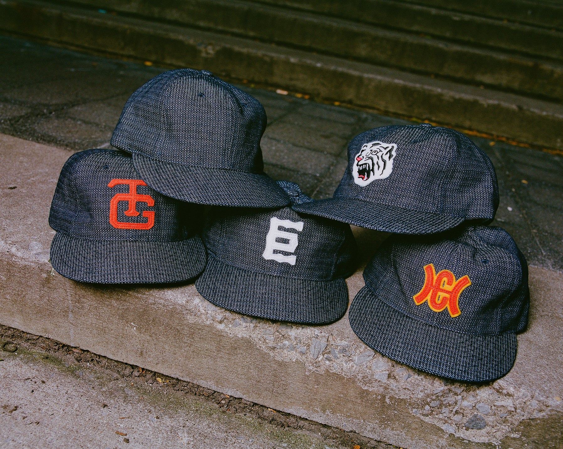 everyone dot baseball cap ドット ネイビー Tokyo Giants 1940 Japanese Indigo Dobby Cotton Ballcap – Ebbets Field