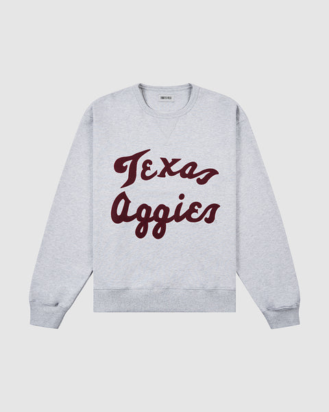 Texas A&M University Heavyweight Cotton Terry Crewneck – Ebbets Field