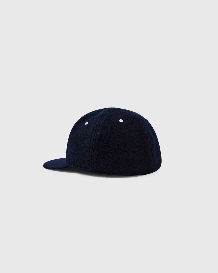 The EFF Penn State University Nittany Lions Vintage Ballcap in navy is shown from the back with two white ventilation eyelets, set against a light gray background, evoking classic Nittany Lions baseball style.