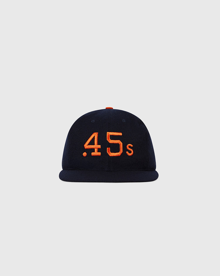 The Ebbets Field Houston Colt .45s 1962 MLB Authentic Wool Ballcap features 