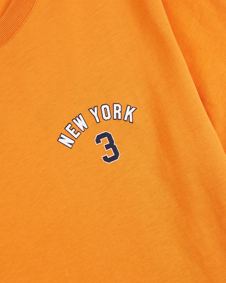 The Ebbets Field New York 1939 World's Fair Short Sleeve Graphic Tee is an orange shirt featuring 