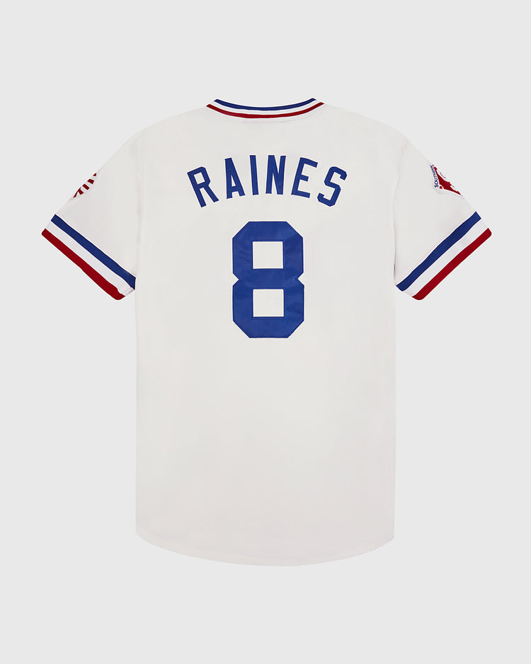 The Ebbets Field Tim Raines Memphis Chicks Button Up Jersey features 