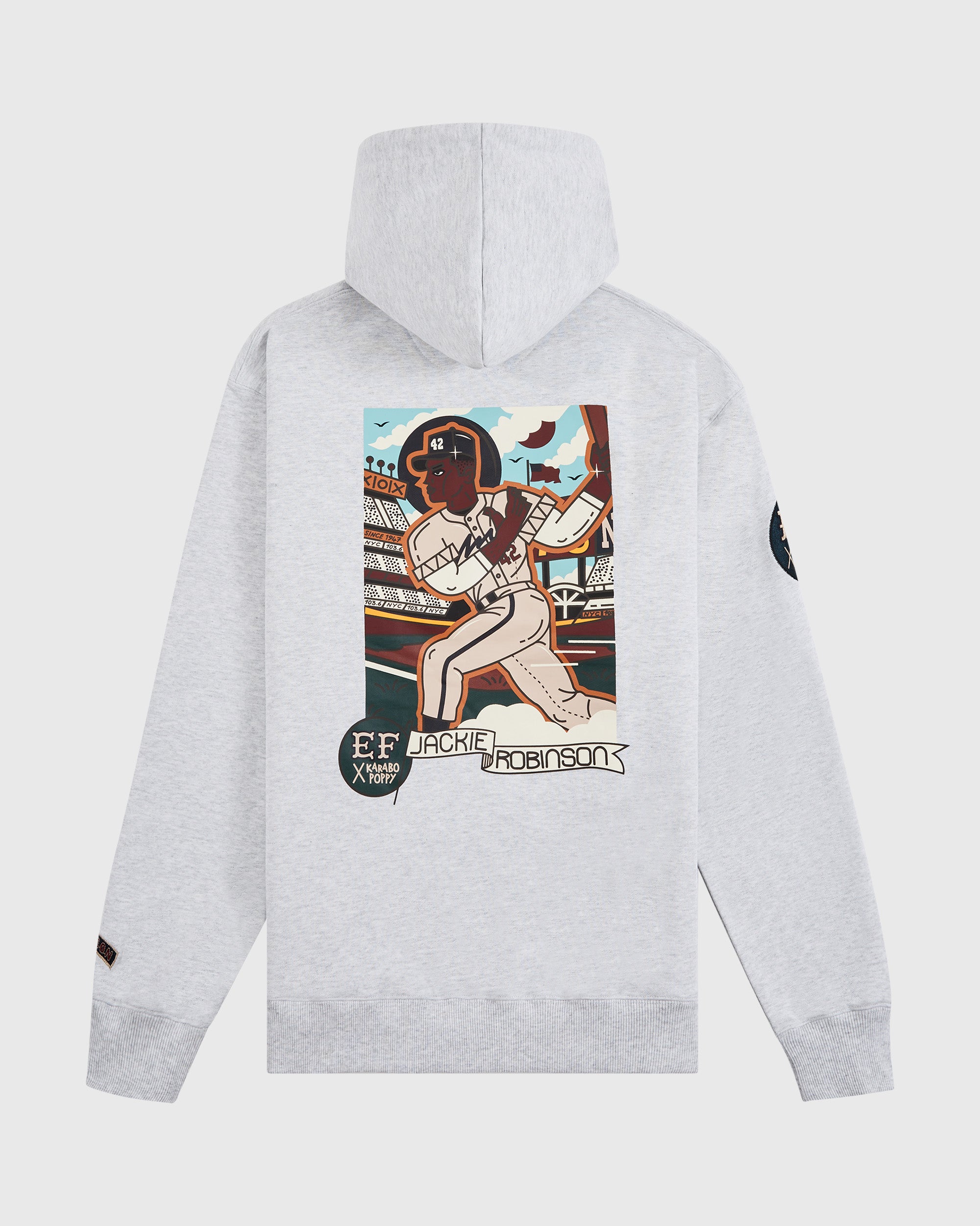 Karabo Poppy x Ebbets Field Jackie Robinson Heavyweight Cotton Pullove