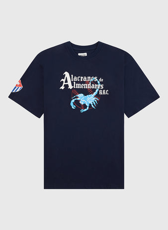 The Ebbets Field Almendares Alacranes Short Sleeve Graphic Tee features 