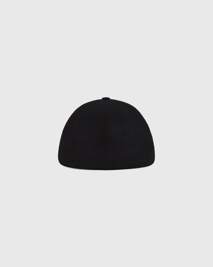 The Almendares Alacranes 1948 Authentic Wool Ballcap by Ebbets Field is displayed from the back against a light gray background.