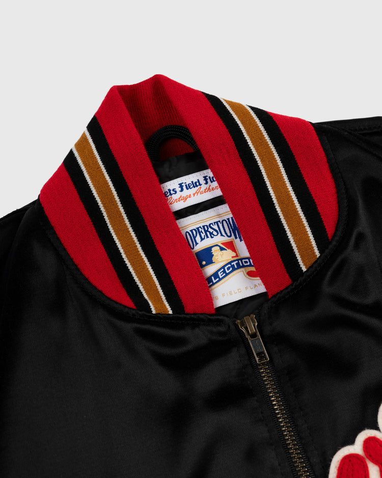 Milwaukee Braves 1957 Authentic All Satin Varsity Jacket