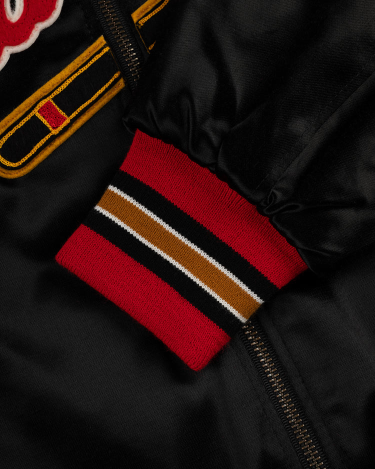 Milwaukee Braves 1957 Authentic All Satin Varsity Jacket
