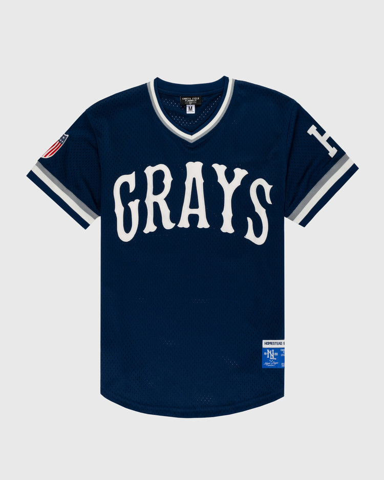 Homestead Grays Mesh V-Neck Jersey