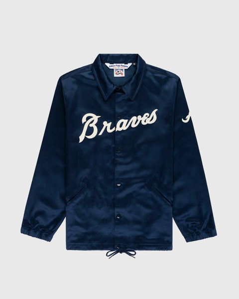 Atlanta Braves 1968 Satin Windbreaker Jacket – Ebbets Field
