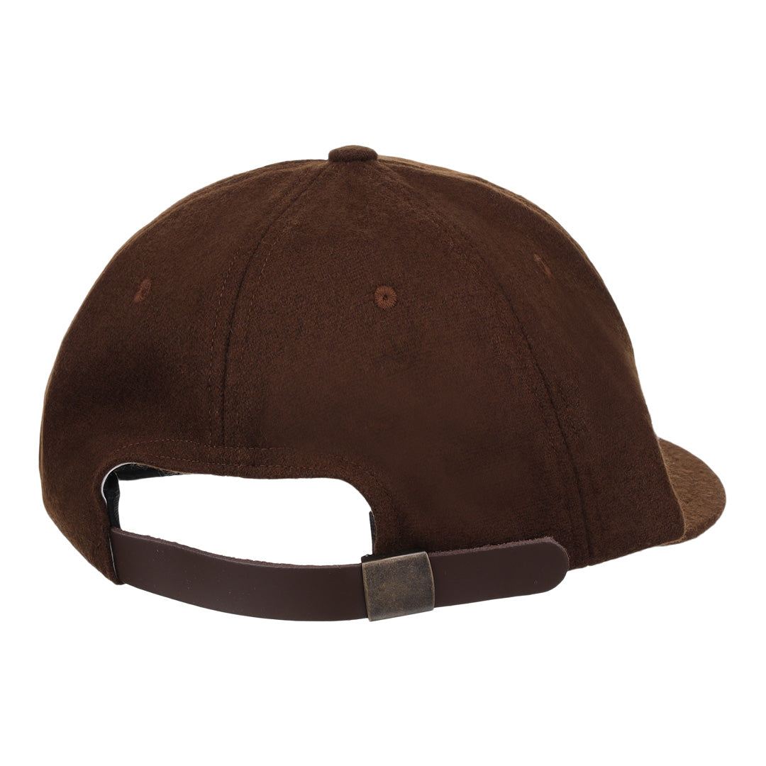 Brown Wool Vintage Ballcap