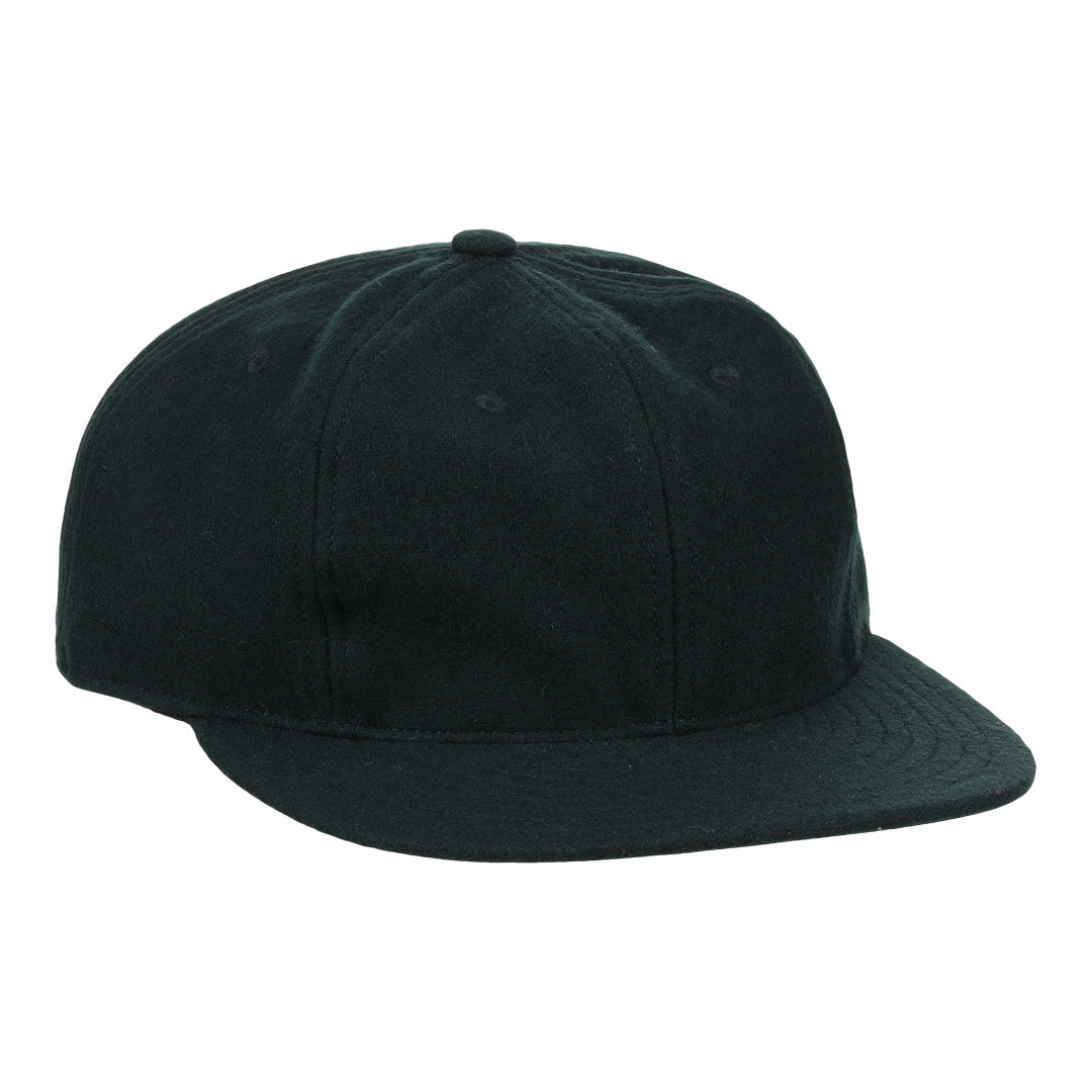 Dark Green Wool Vintage Ballcap