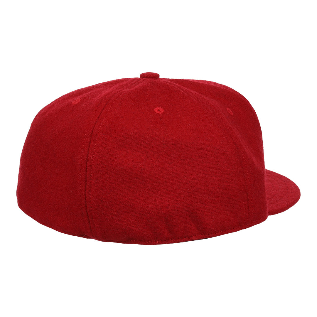 Red Wool Vintage Ballcap