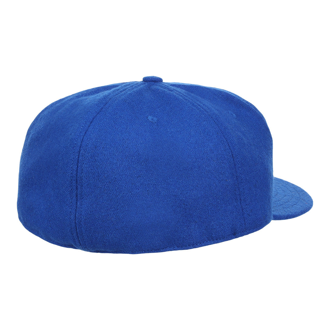 Royal Blue Wool Vintage Ballcap Size 758 Ebbets Field Flannels