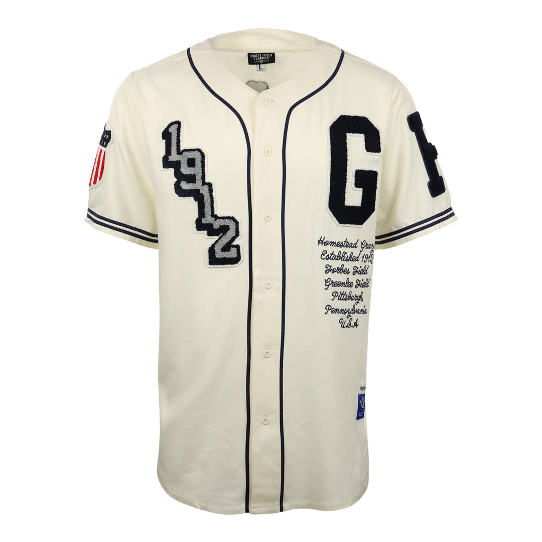 Homestead Grays Vintage Inspired Replica Wool Home Jersey