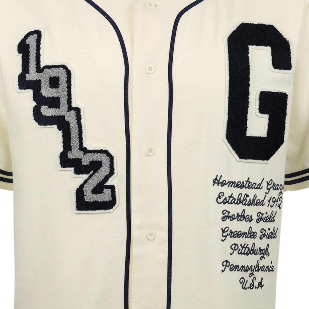 Homestead Grays Vintage Inspired Replica Wool Home Jersey