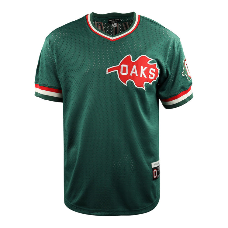 Oakland Oaks EFF DNA Replica V-Neck Mesh Jersey