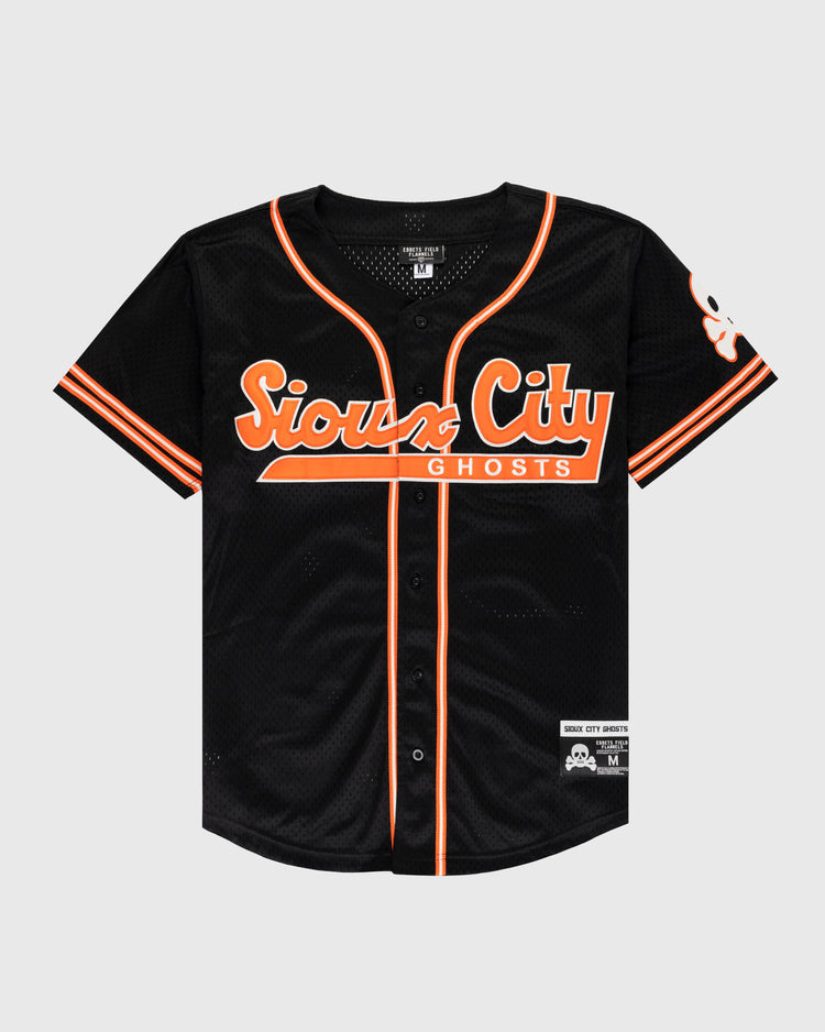 Sioux City Ghosts Mesh Button-Up Jersey