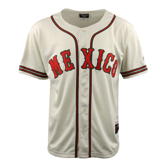 Mexico Diablos EFF DNA Replica Button-Up Mesh Jersey