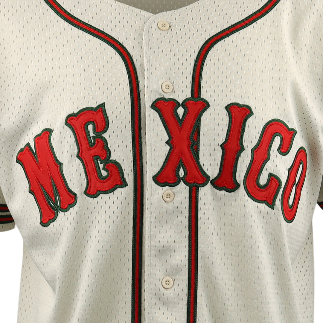 Mexico Diablos EFF DNA Replica Button-Up Mesh Jersey