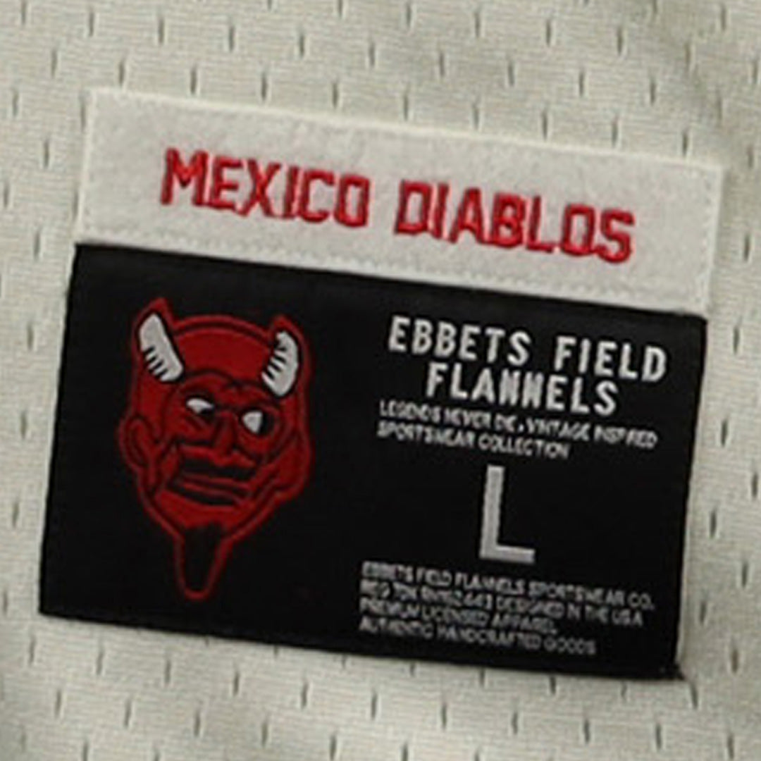 Mexico Diablos EFF DNA Replica Button-Up Mesh Jersey